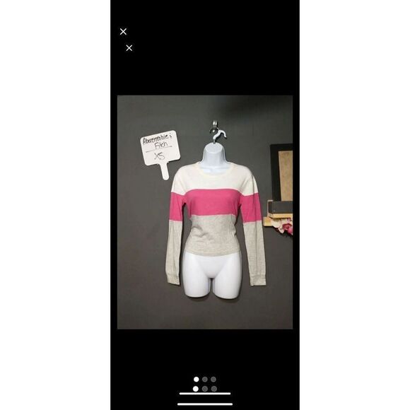 😊 Abercrombie & Fitch long sleeved top xs - Picture 1 of 3